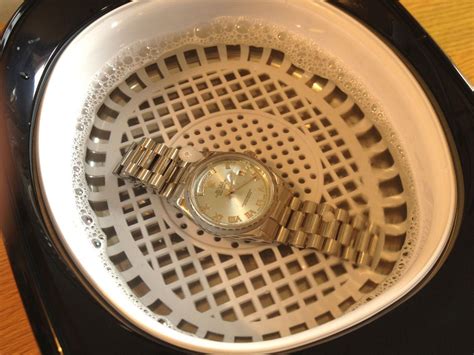 can you put a rolex in an ultrasonic cleaner|rolex watch head cleaner.